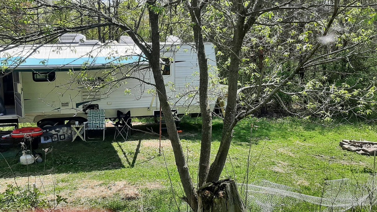 Town of Burns House | RV on Farmstead with Private Spring Fed Pond