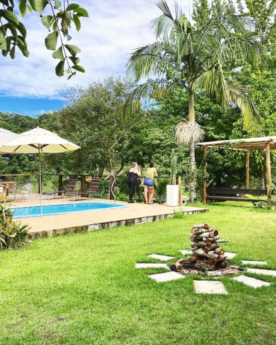 Alfredo Chaves House | Sítio Recanto dos Lagos piscina sauna e churrasqueira
