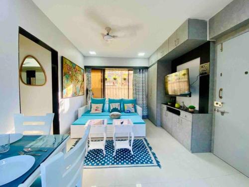 Ranwar Apartment | Saba 201 Charming 3 Bedrooms 2 Bathrooms Apartment in Bandra West with Balcony by Connekt Homes