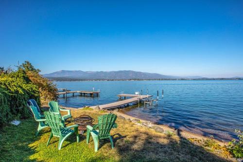 Sandpoint House | Sagle Lakefront Escape Private Beach Access!