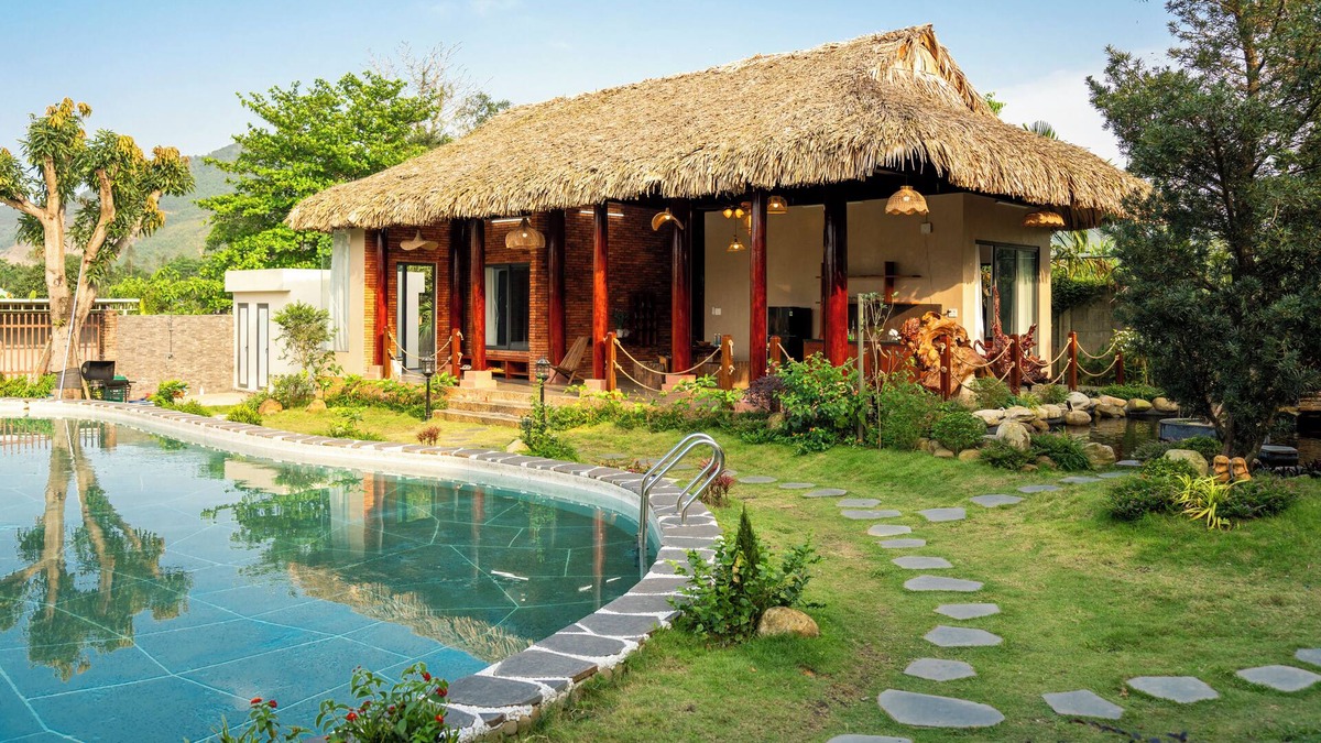 Hoa Vang House | Salt Electrolysis Pool 2BR 2BA kitchen Ba Na Hills