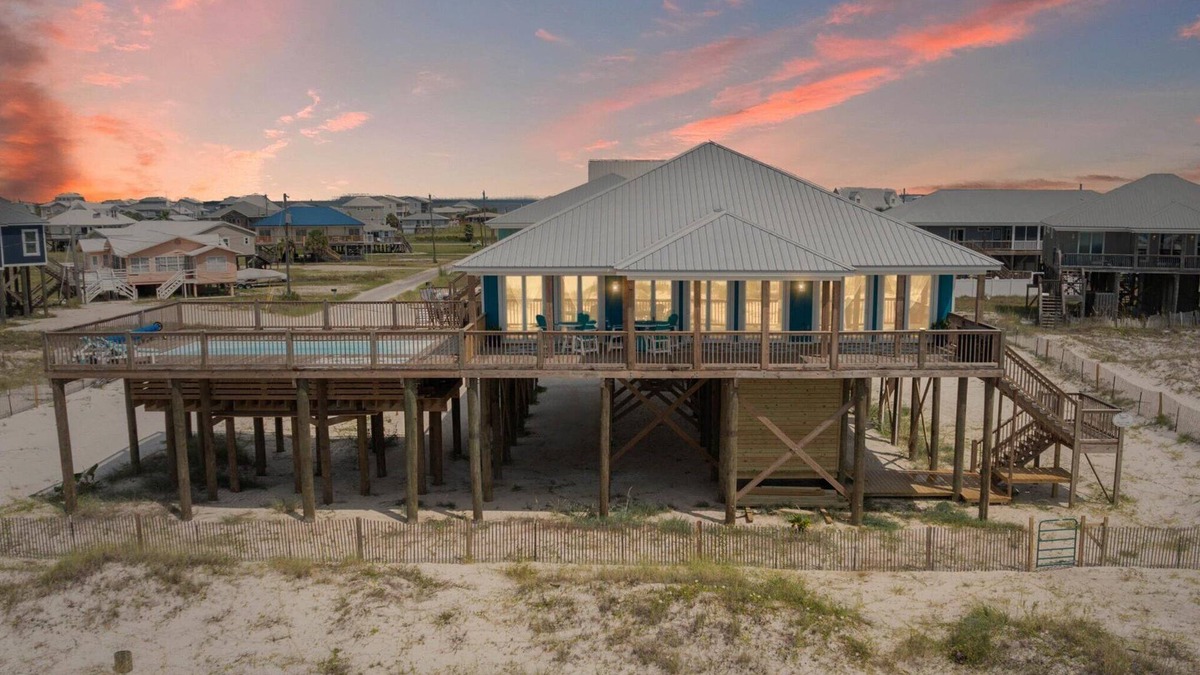 Dauphin Island House | Sandarosa – Gulf Front Luxury with Private Heated Pool