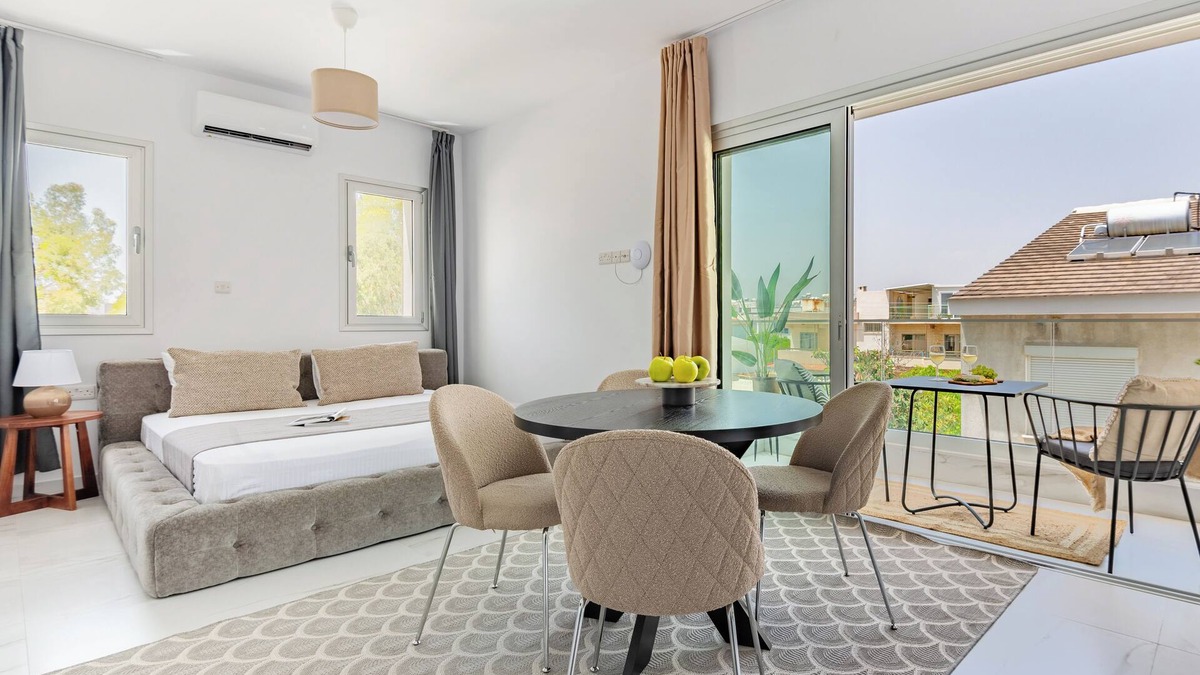 Limassol Apartment | Sanders Cruise - Elegant Studio Apt with Balcony