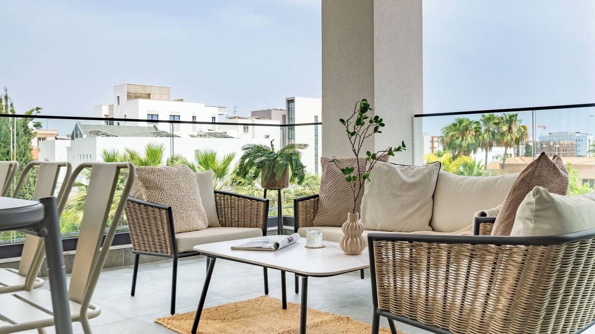 Agios Athanasios Apartment | Sanders Evolution 2 - Sweet 2-Bdr Apt with Balcony