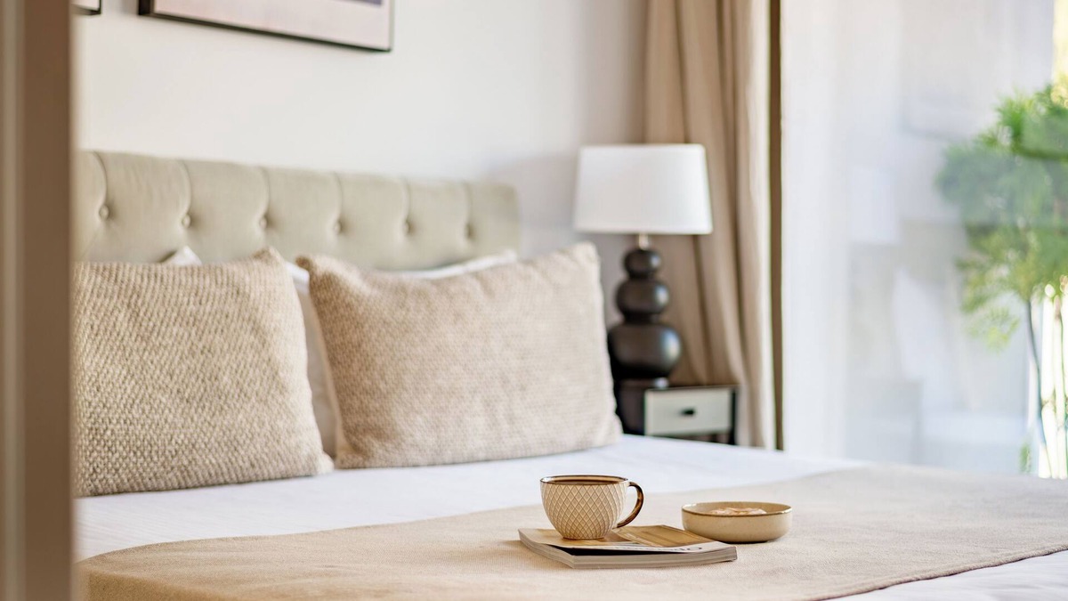 Agios Tychon Apartment | Sanders River Plaza - Prime 2-Bdr Apt with Balcony