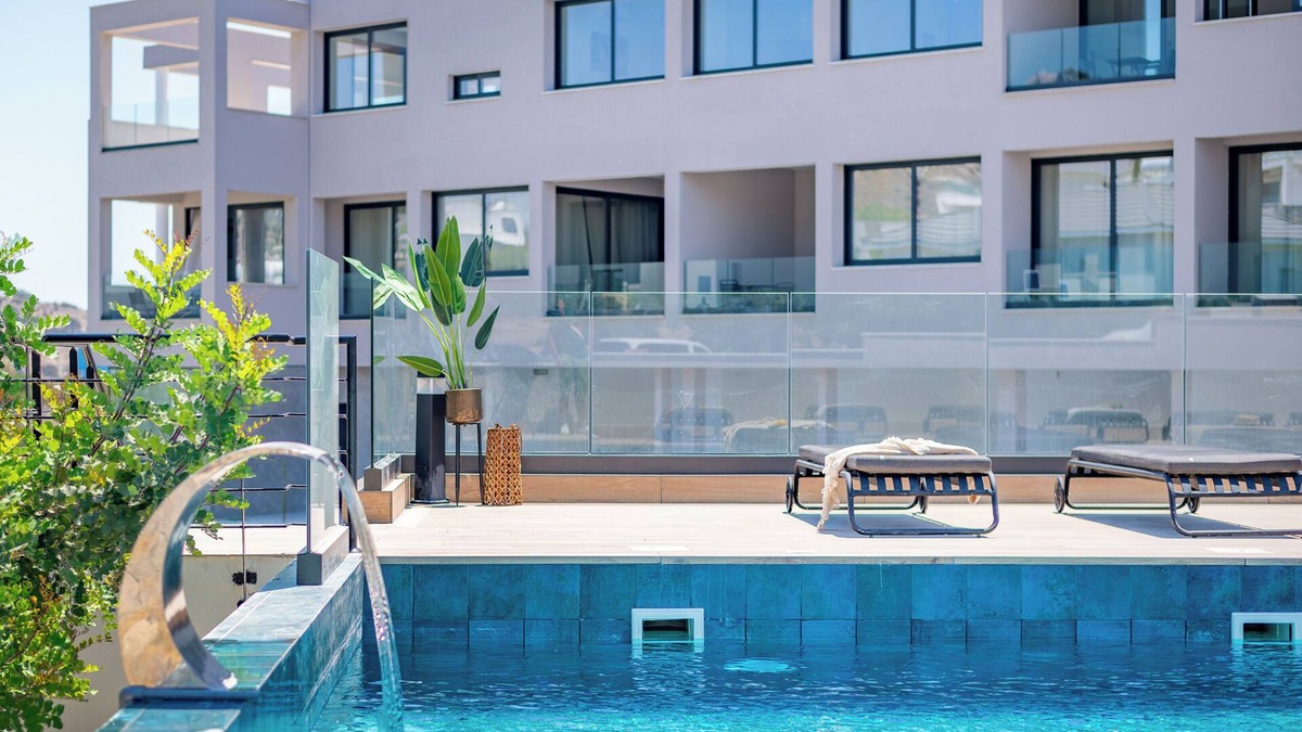 Agios Tychon Apartment | Sanders River Plaza - Smart 2-Bdr Apt with Terrace