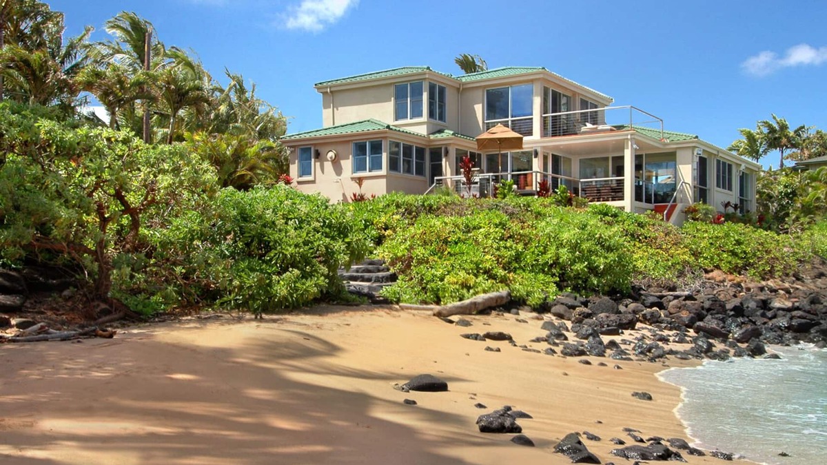 Poipu House | Sandy Beach House By Parrish Kauai - oceanfront with private pool & Sandy Beach
