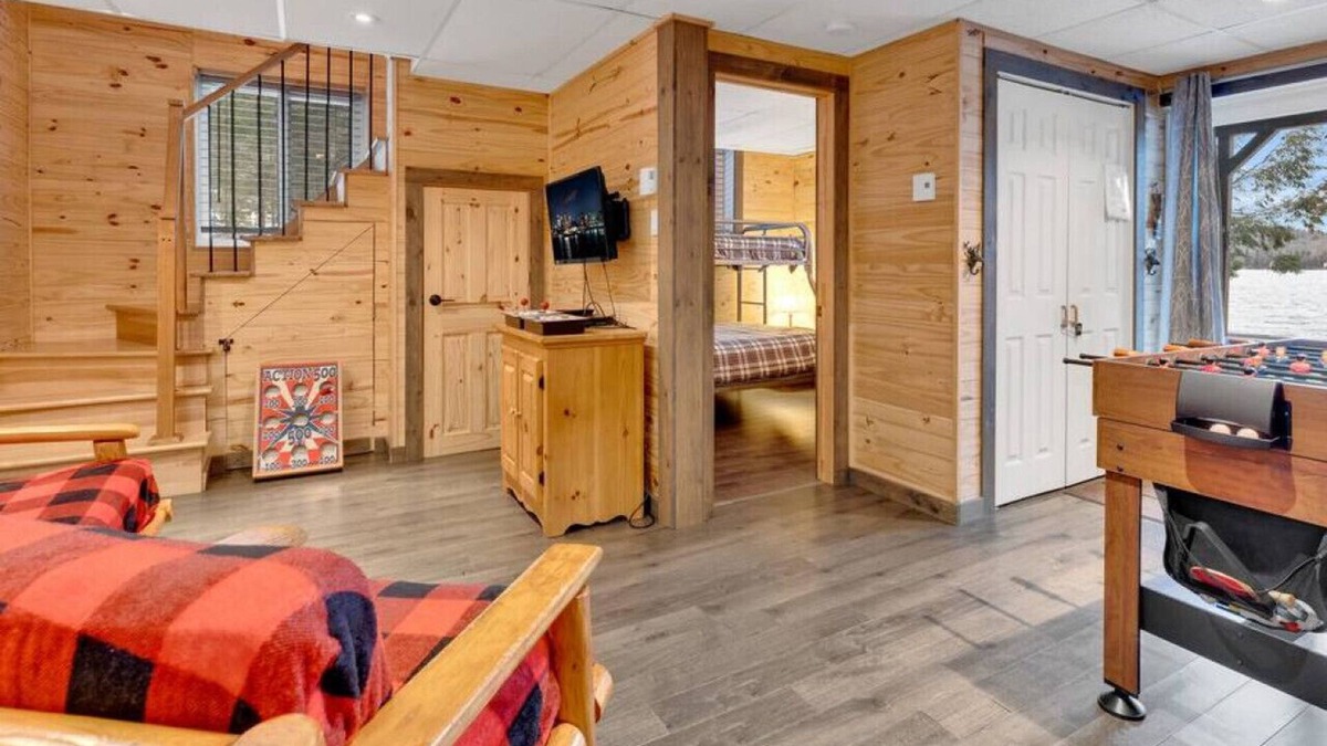 Amherst House | Sandy beach with spa and fire pit