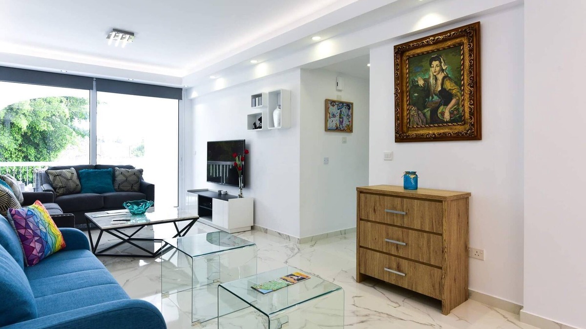 Germasogeia Apartment | Santa Barbara, Suncity , Luxury 3BR, Pool