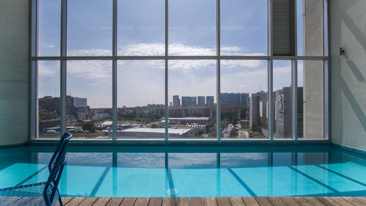 Santa Fe Apartment | Santa Fe Luxury Indoor Pool W/Amazing City View
