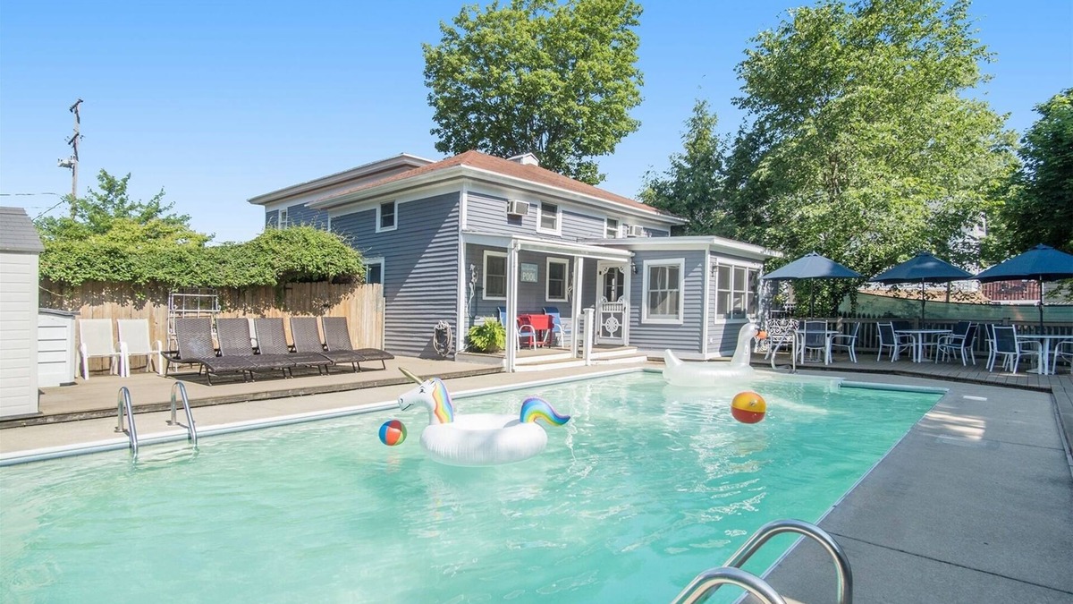 Saugatuck House | Saugatuck Lodge: Private Pool, Hot Tub, Fireplace, Downtown Saugatuck, Sleeps 22