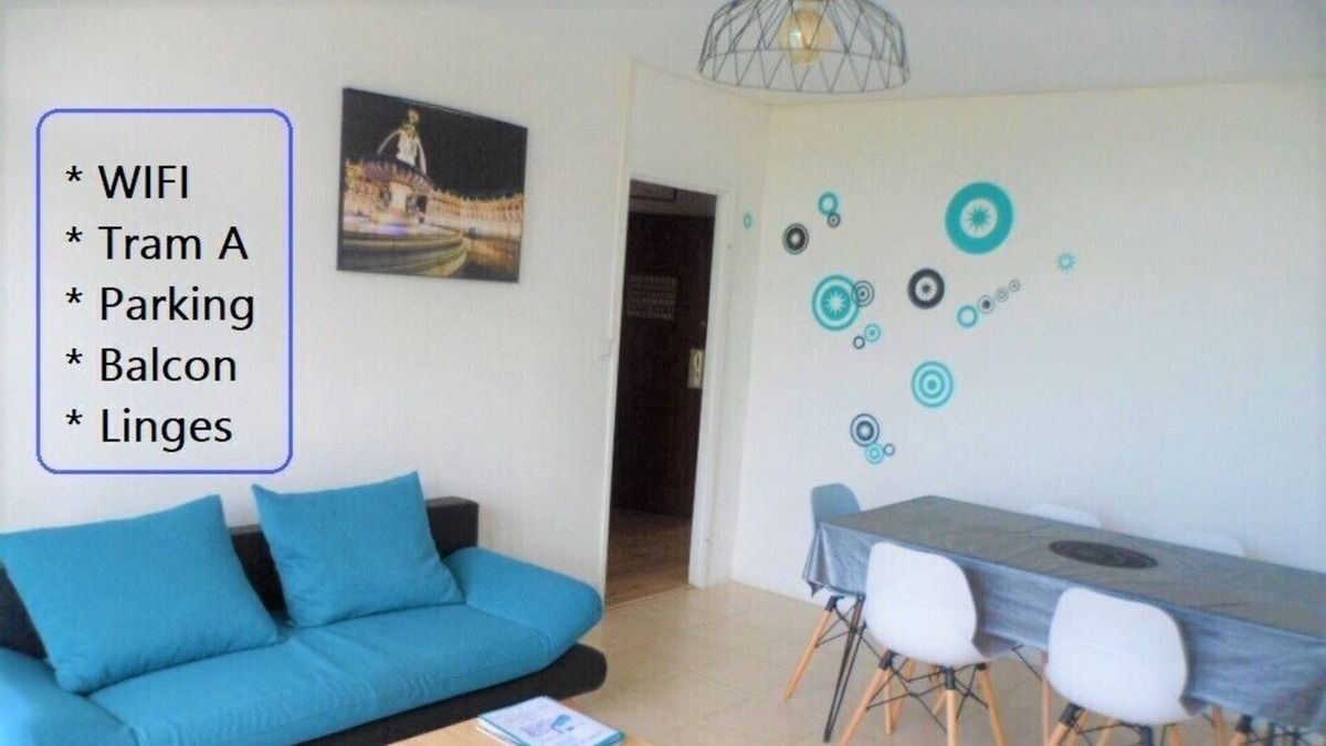 Cenon Apartment | "Say Yes to Cenon" (WIFI, Parking, Balcony, Tram ...)