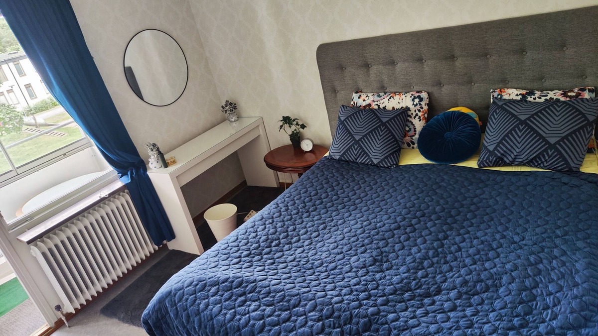 Orebro Apartment | Scandi-Modern Getaway Near park