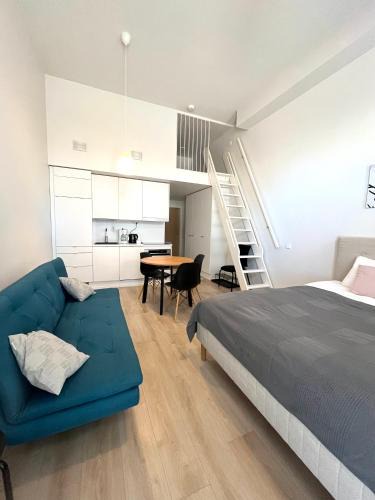 Turku Apartment | Scandinavian loft 1BR apartment near city centre