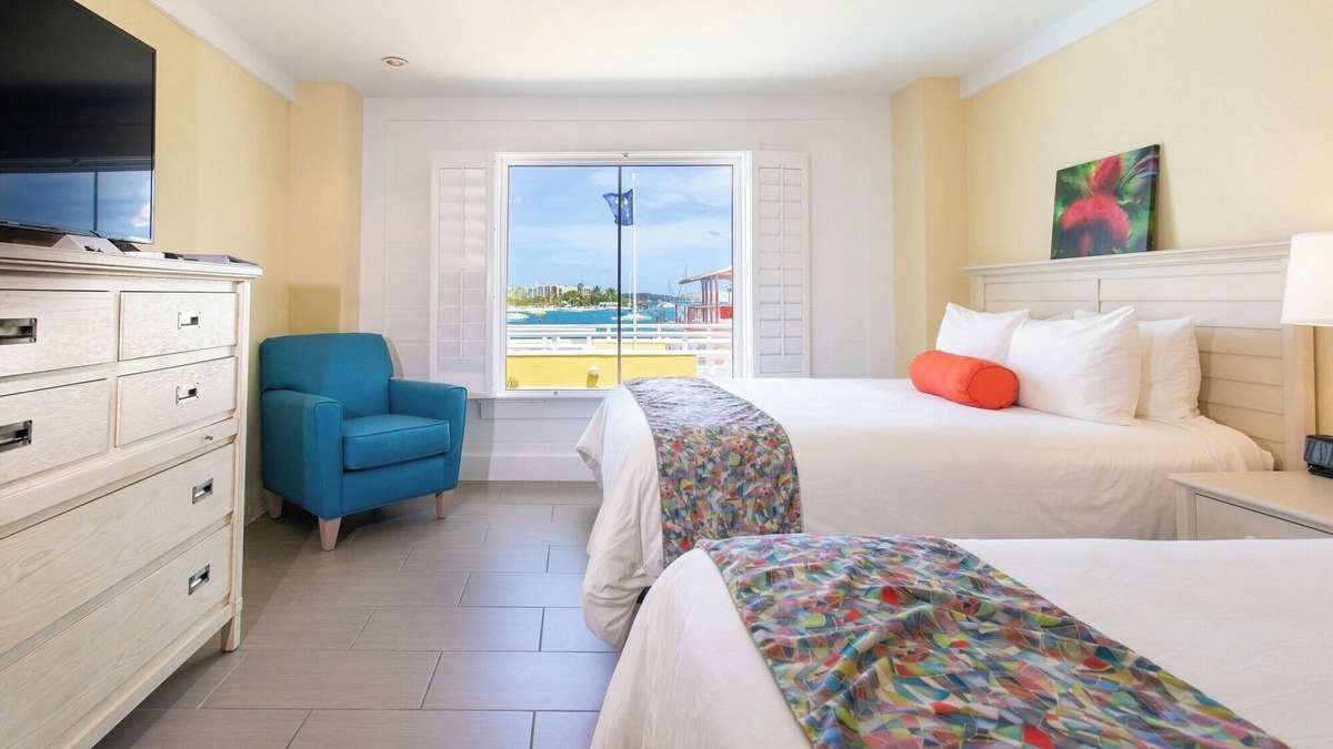 Christiansted Hotel | Scenic Harbor View | 4 Queen Rooms | Group-Friendly Stay Near Attractions