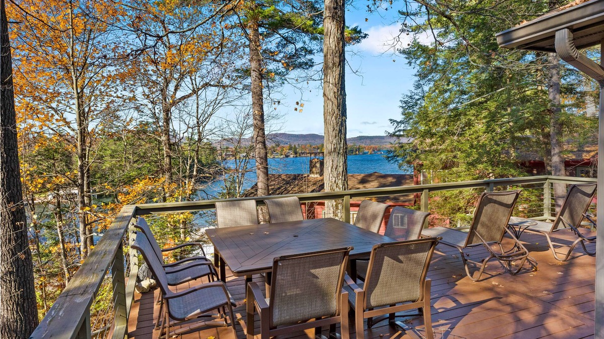 Warren County House | Scenic lakefront retreat with water access, private dock, grill, W/D & fireplace