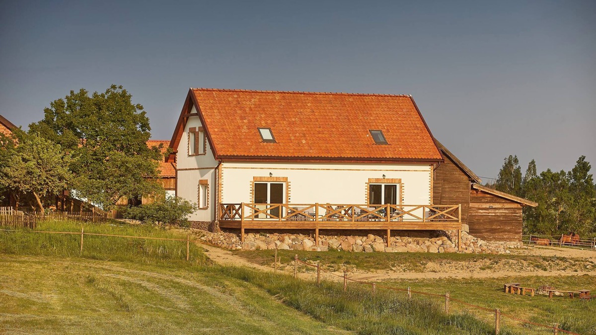 Dzwierzuty House | Schönes Ferienlandhaus mit Großem Garten Direkt am Wasser