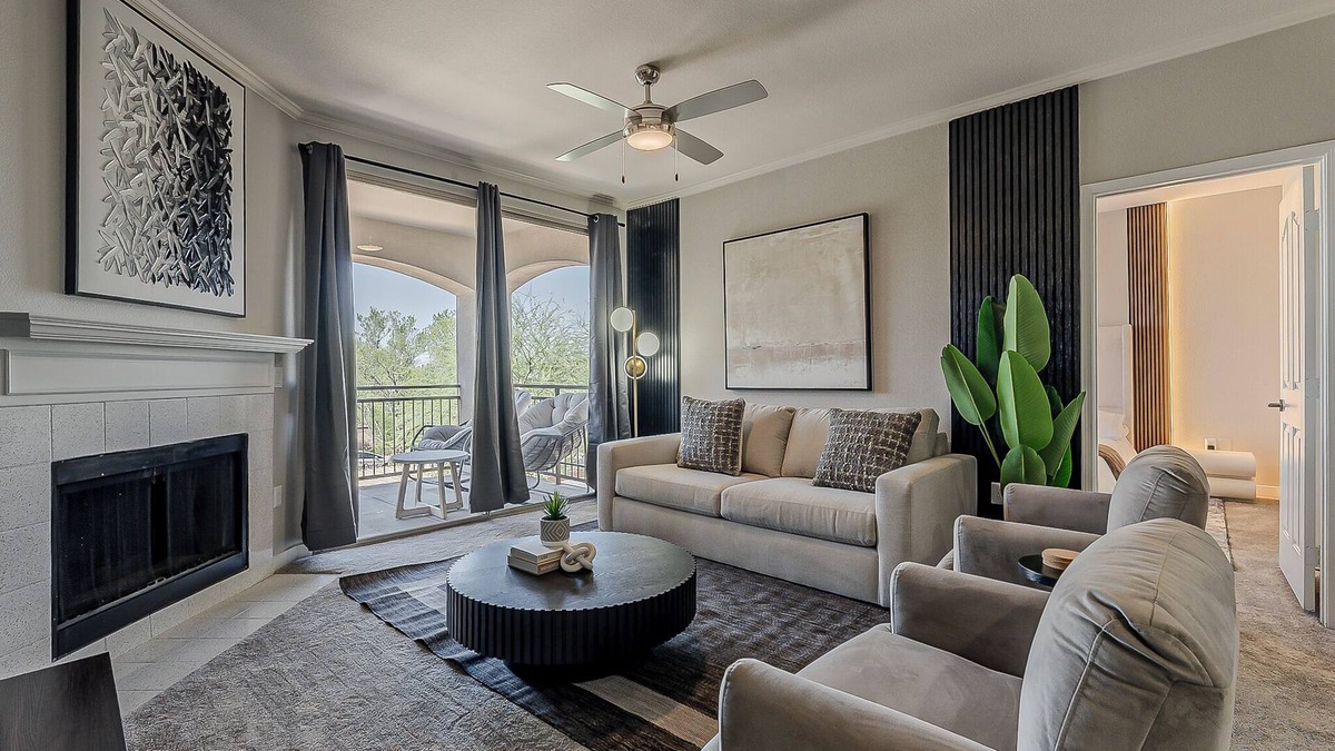 North Scottsdale Apartment | Scottsdale 2BR Pool Gym Free Parking Central