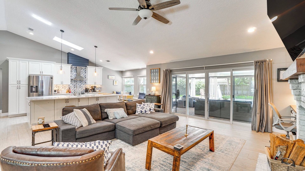 Orlando House | Screened Lanai + Fenced Yard: Luxe Orlando Home