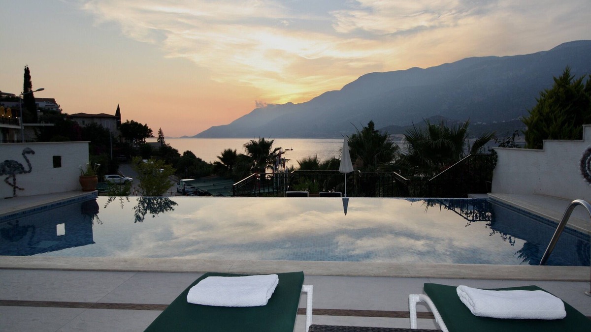 Kas Villa | Sea Front Villa on Kas Peninsula Private Pool with Private Swimming Platform