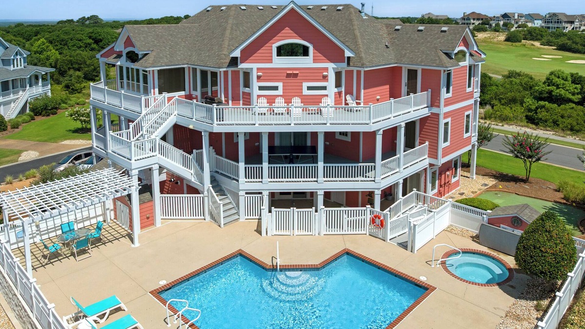 Corolla House | Sea It All: Private Pool, Gourmet Kitchen, Hot Tub