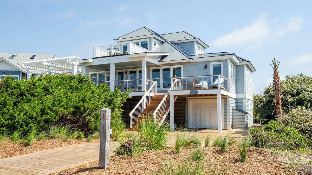 South Beach House | Sea Oats Cottage is a 5 BR/5 BA South Beach second-row oceanfront retreat!