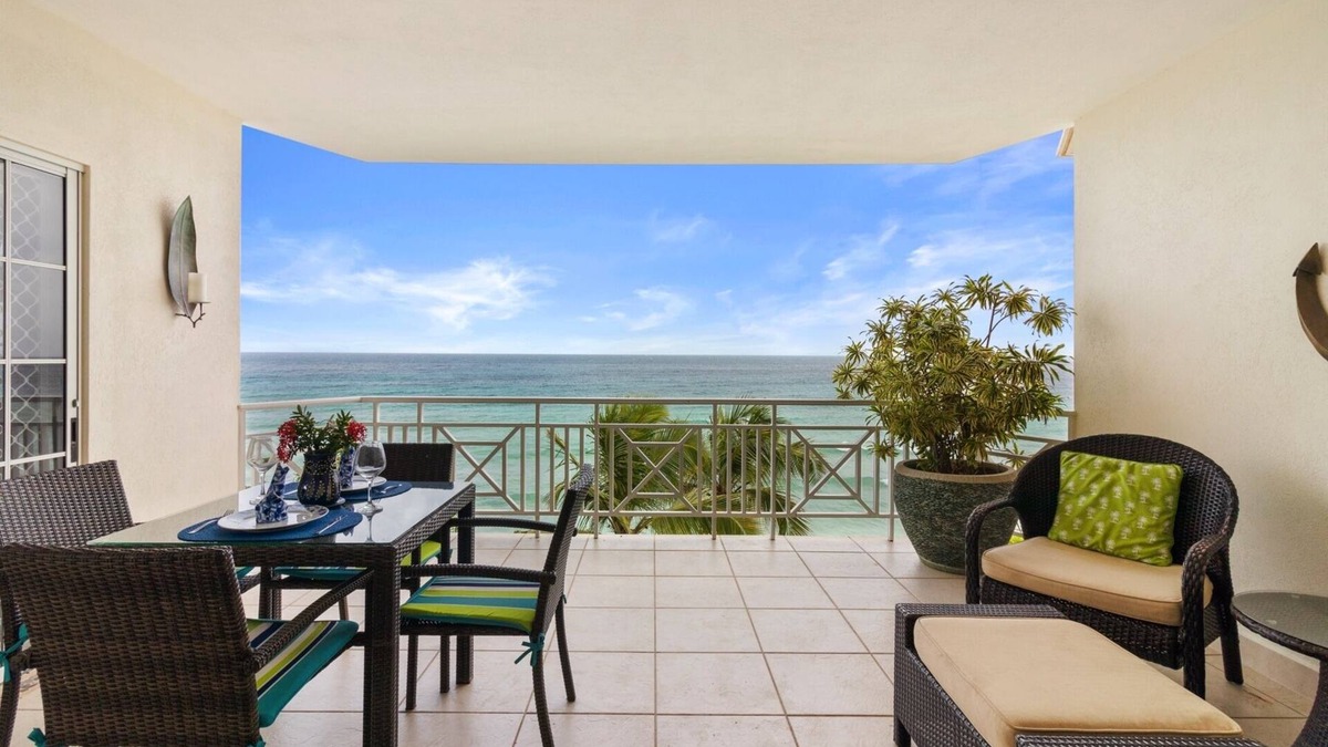 St. Lawrence Gap Condo | SEA SIDE LOCATION, STEPS TO A SANDY BEACH AND SWAYING PALMS!
