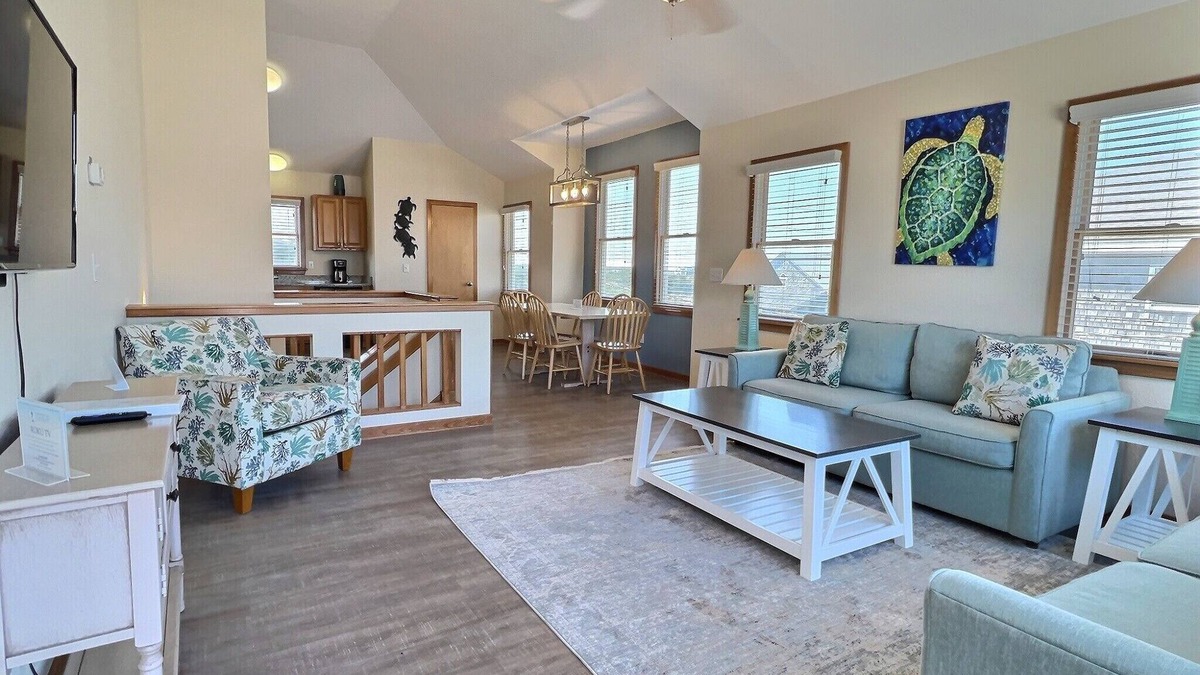 Buxton Cottage | Sea Turtle- Semi-Oceanview- Short Walk to Beach- Community Pool & Spa