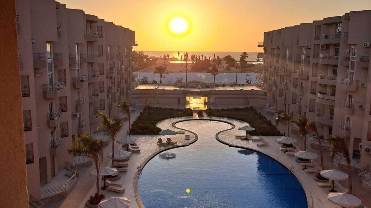 Al Mamsha El Seyahi Condo | Sea View Beach Access Hurghada Condo