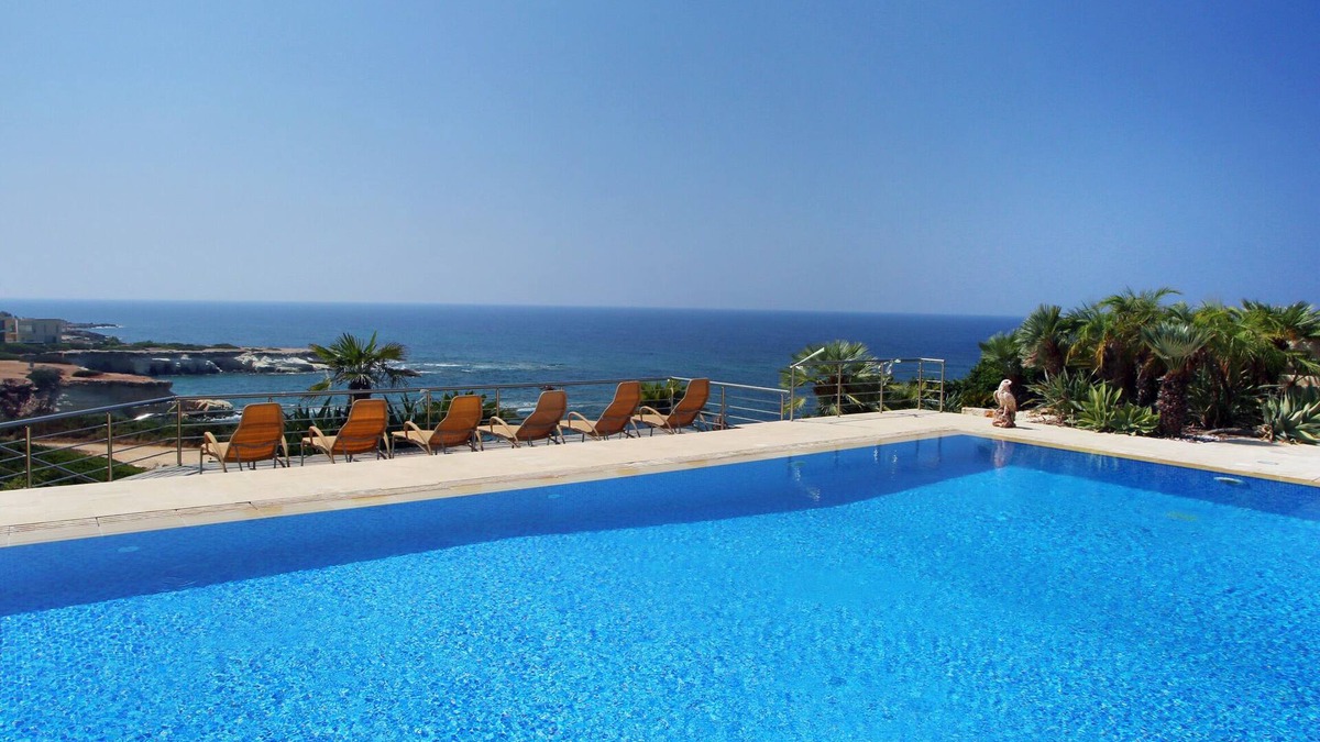 Sea Caves Villa | Seafront Villa Paradise above Sea Caves