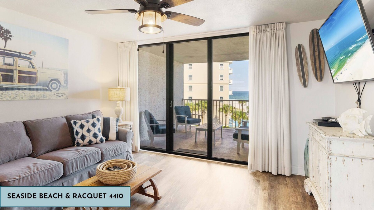 Orange Beach Condo | Seaside Beach & Racquet 4410 by Liquid Life