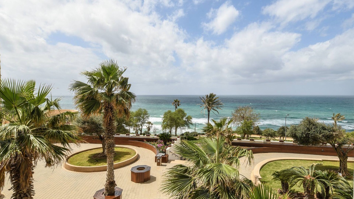 Netanya Apartment | Seaside Escape with Private Patio by Sea N Rent