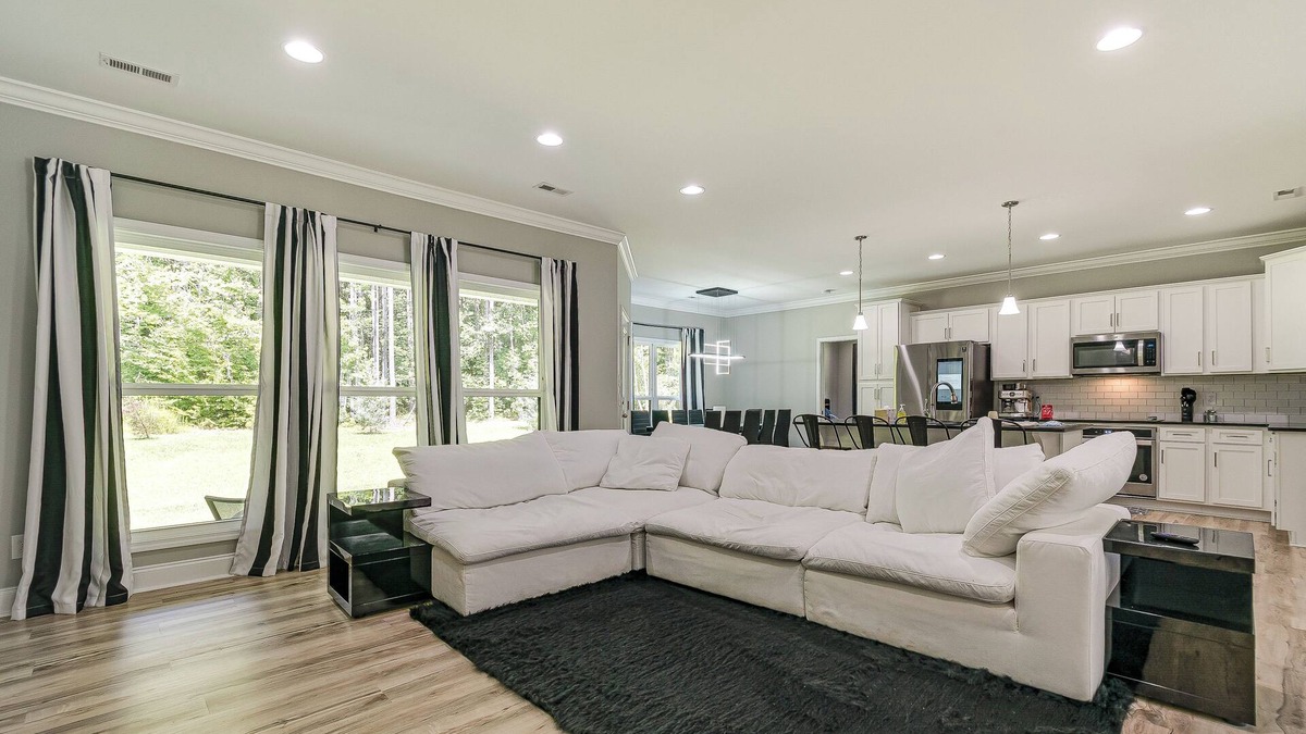 Bennett House | Secluded 18-Acre Retreat in Staley w/Game Room