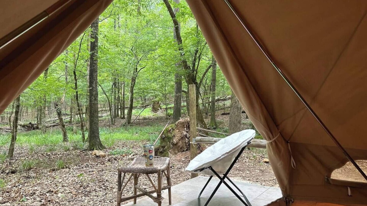 Lake Oconee RV Rental | Secluded Bell Tent Retreat Near Lake Oconee