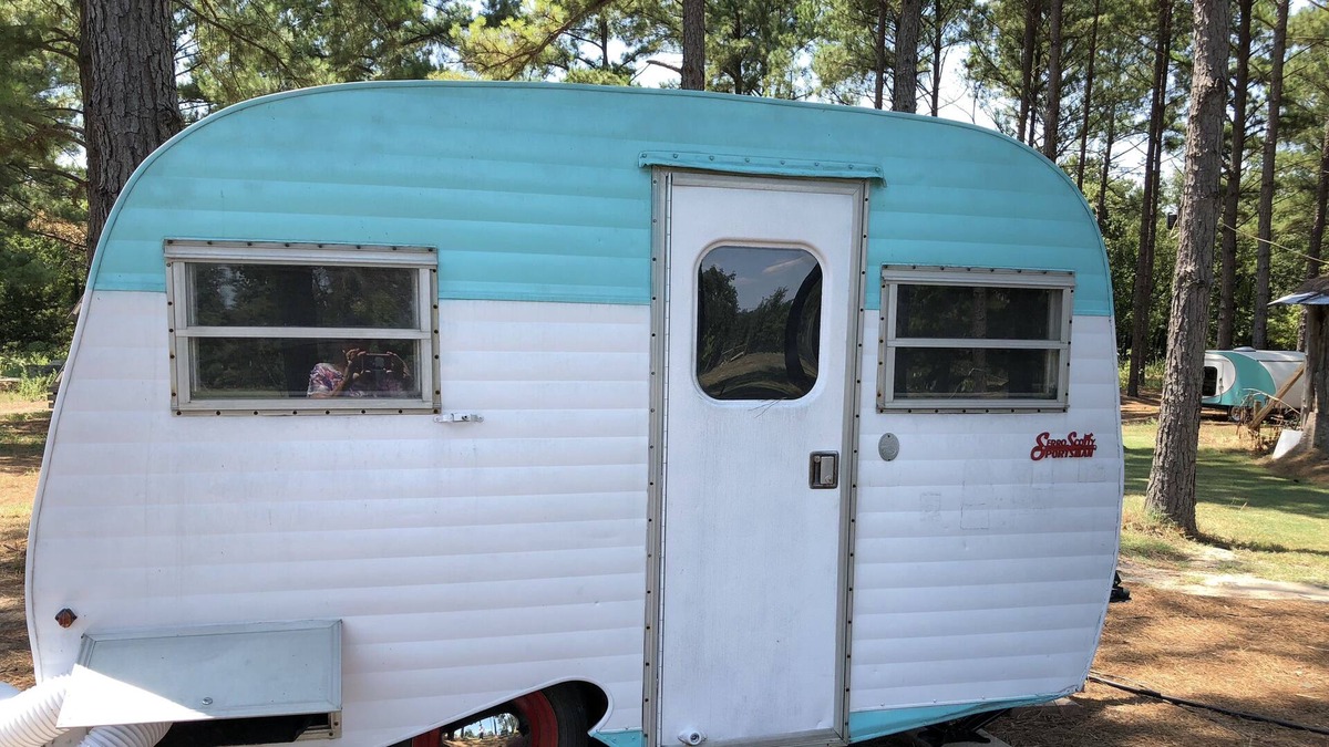 Hawkins House | Secluded Little Dude-1973 Serro Scotty Sportsman RV