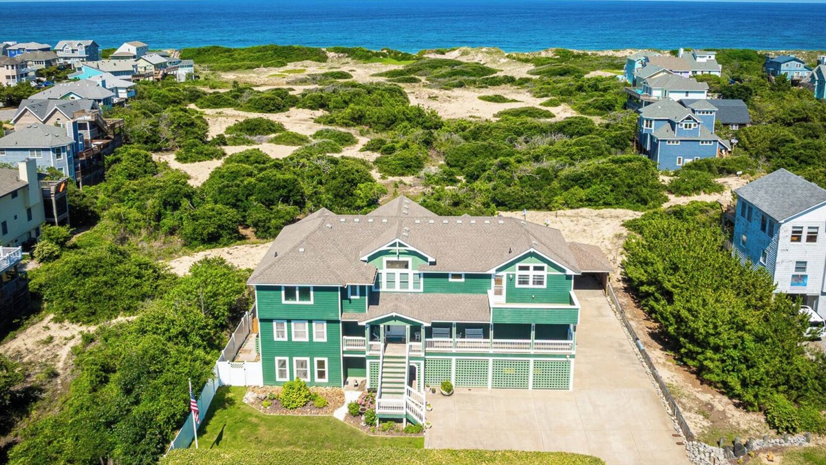 Colington House | Secluded Oceanside - Amazing Ocean Views,Elevator , Heated Pool, Hot Tub!