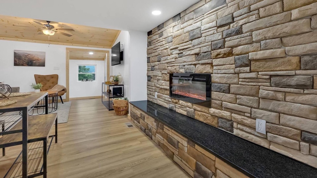 Sevierville Cottage | Secluded Top View Cottage with Game Room + Views