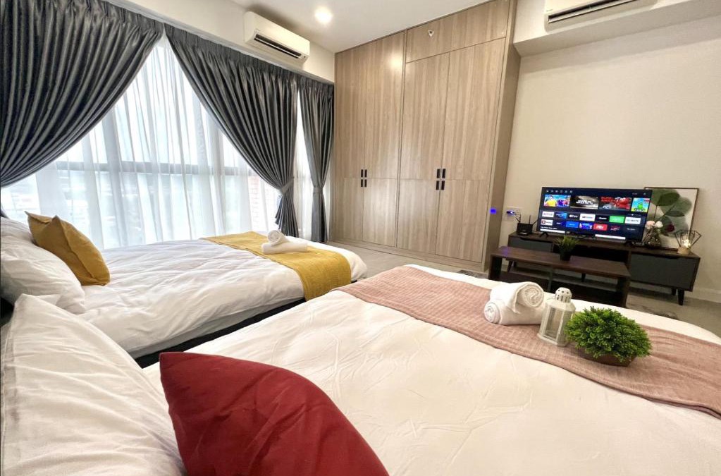 Kota Warisan Apartment | SEPANG CIRCUIT # Bell Suite Twin King Sepang Kota Warisan KLIA - Near KLIA
