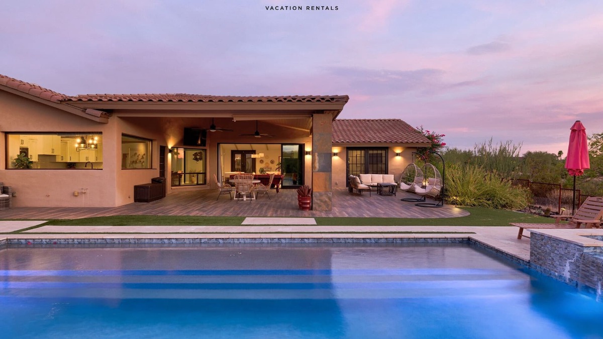 Carefree House | Serene by LuxeKey | Pool, Spa, Shuffleboard, Horseshoe & Desert Views