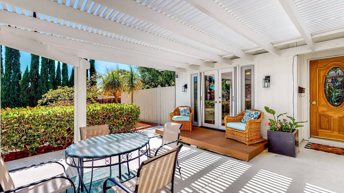 San Carlos House | Serene, dog-friendly home with private pool, covered patios, sunroom & AC