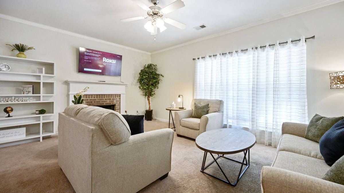 Acworth House | Serene Escape | 3BR Home w/Special Weekday Prices