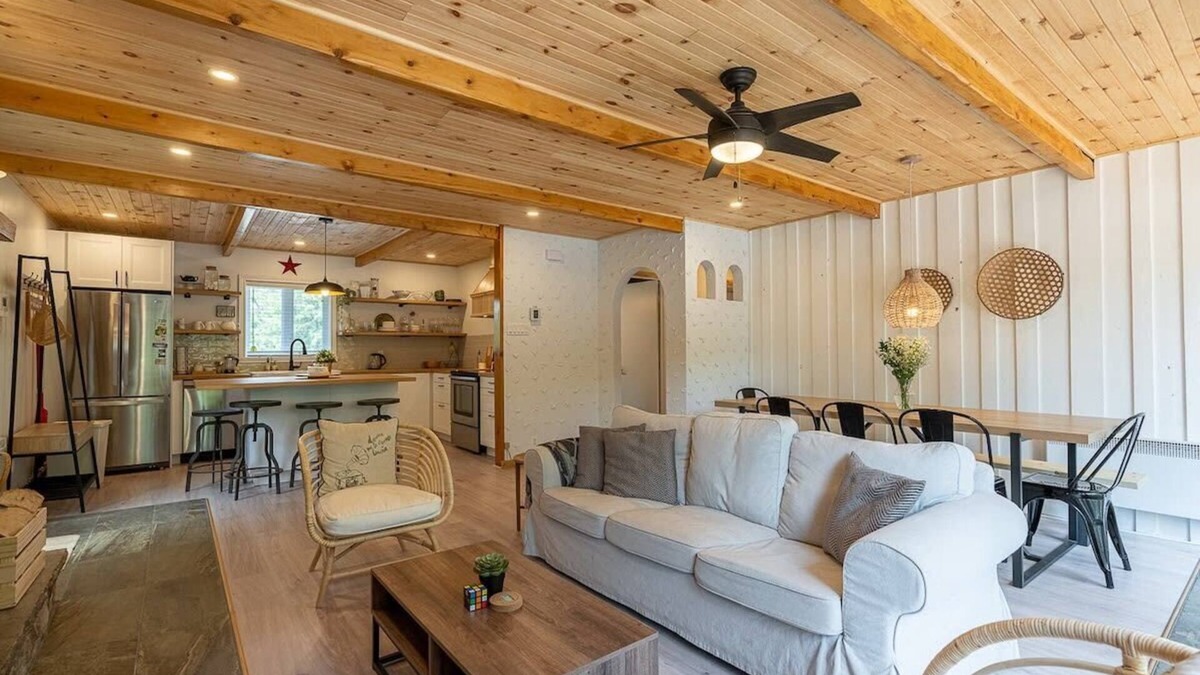 Amherst Ski Chalet | Serene Lake Escape with Spa Indulgence