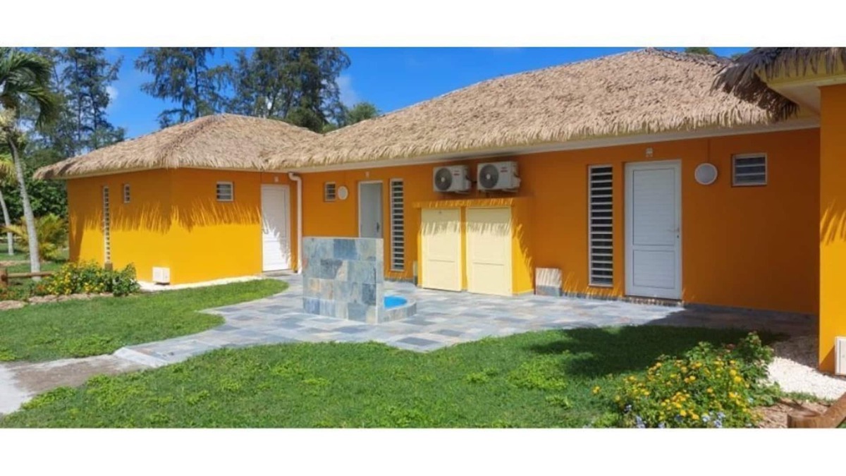 Marie-Galante House | Set in a lush green area, your bungalow is a few steps from a natural beach.