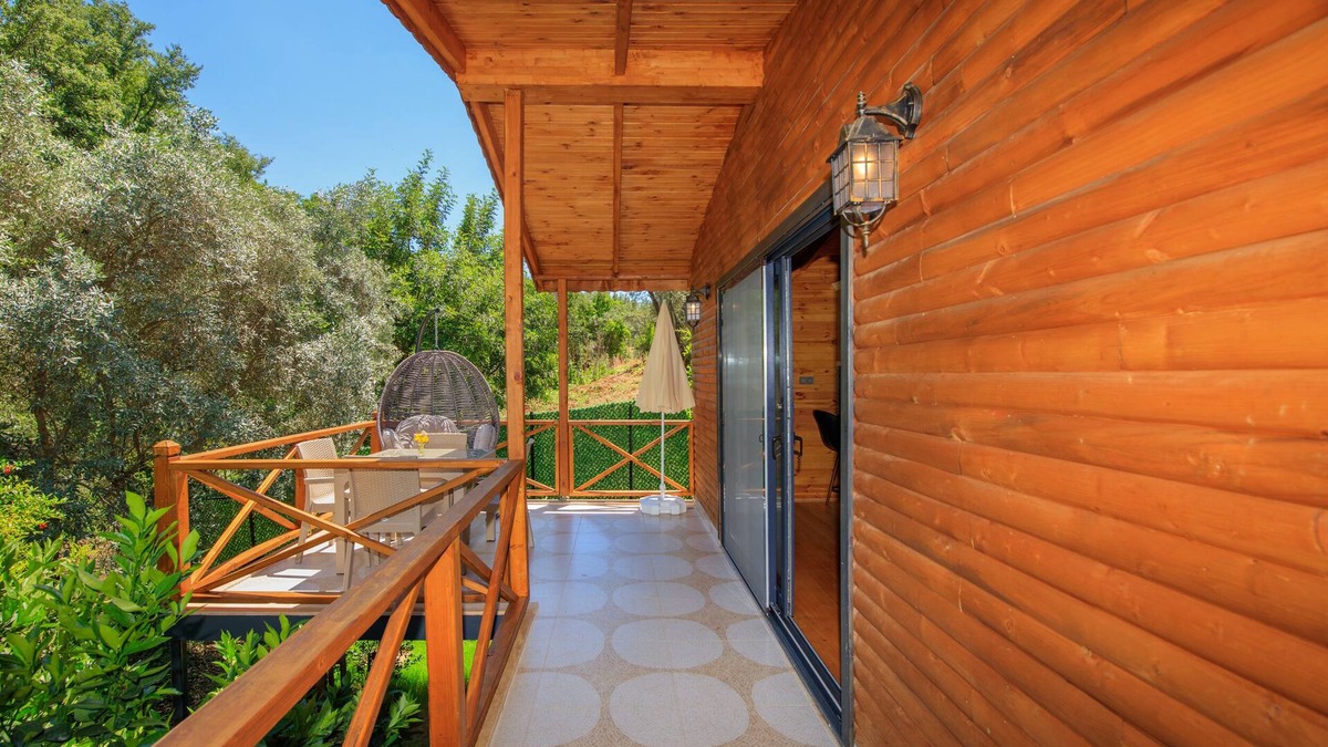Fethiye House | Shared pool and garden ,triplets bungalows,sleeps 3 people max.