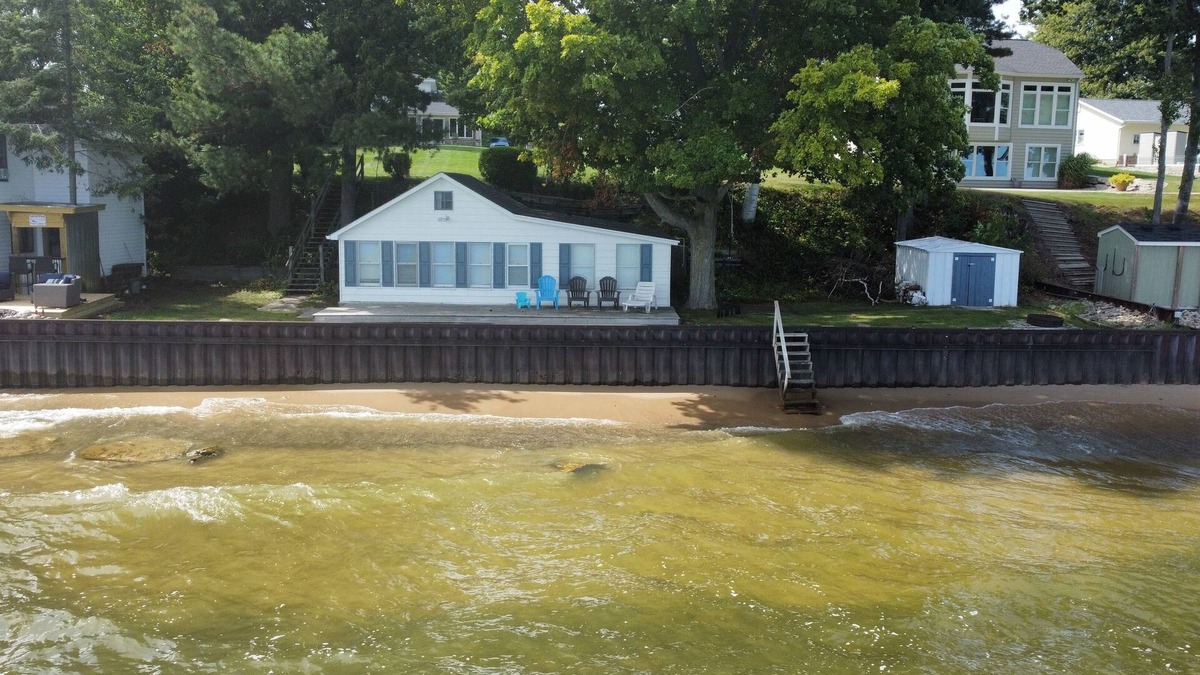 Tawas City House | Shimmering Shores - Two Lakefront Homes on Lake Huron! Great Family Getaway!
