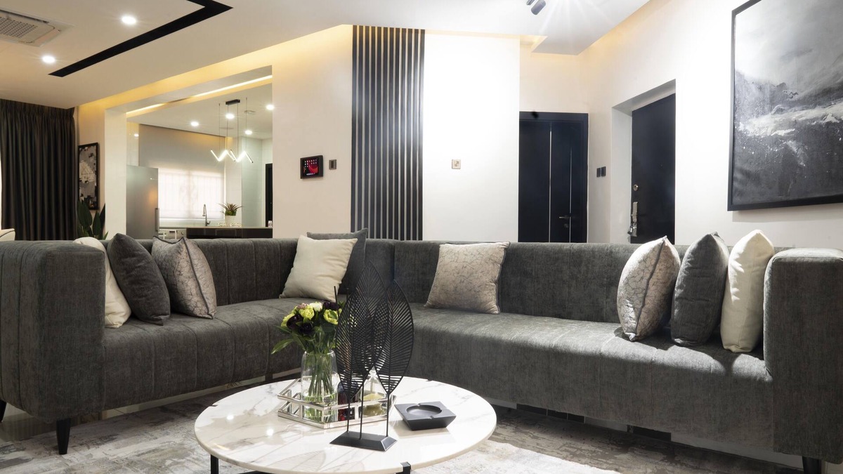 Ofin Apartment | Short-let apartment with an in-house cinema in Lekki
