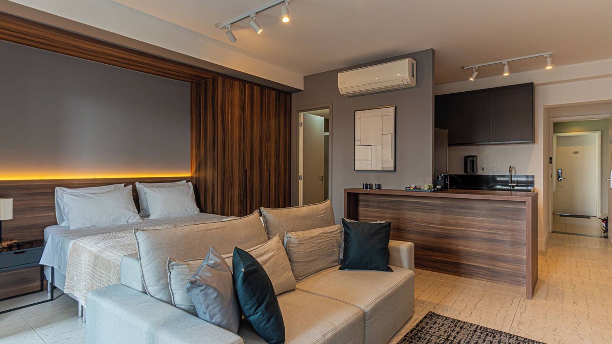 Brooklin Novo Apartment | Signature Brooklin Air Cond Wi-Fi Gym