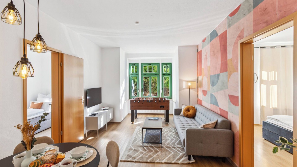 Kaßberg Apartment | *Simply Cozy*, near trade fair, highspeed WiFi