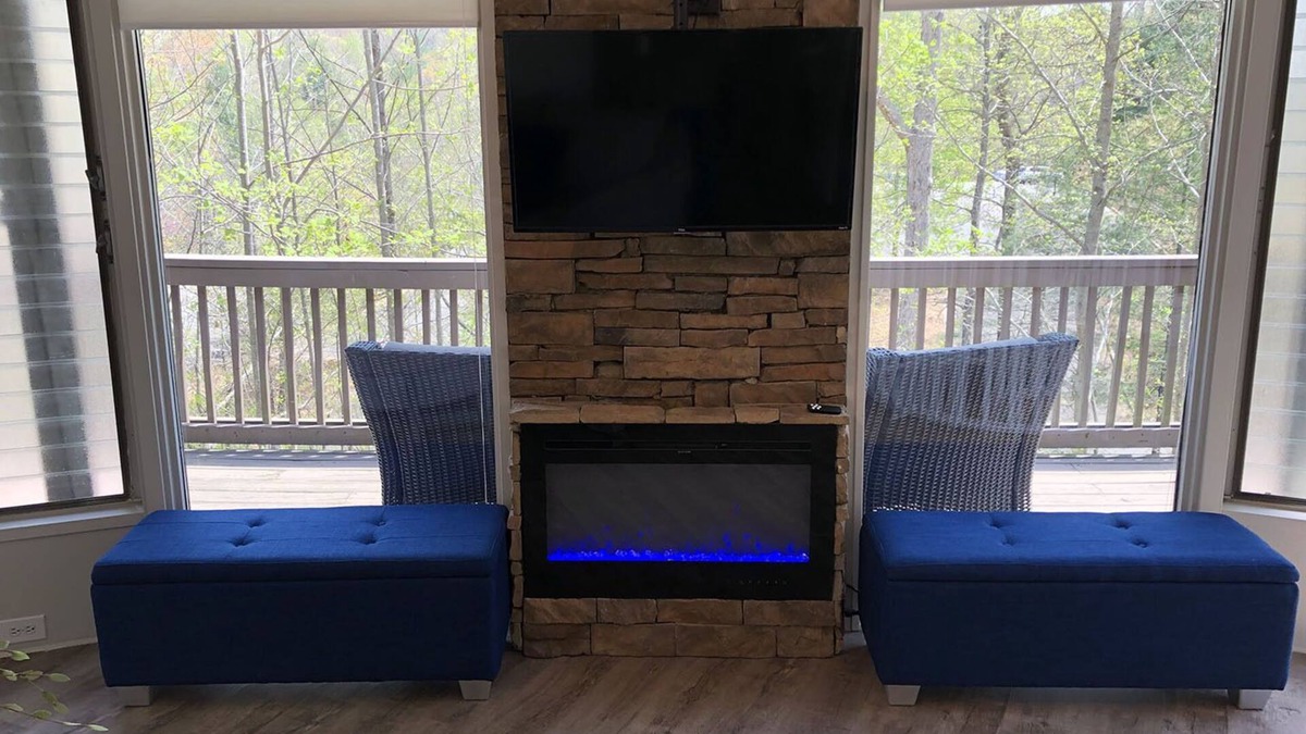 Big Canoe Ski Chalet | Sip Coffee on the Wraparound Deck with Treetop Views - Chalet 40