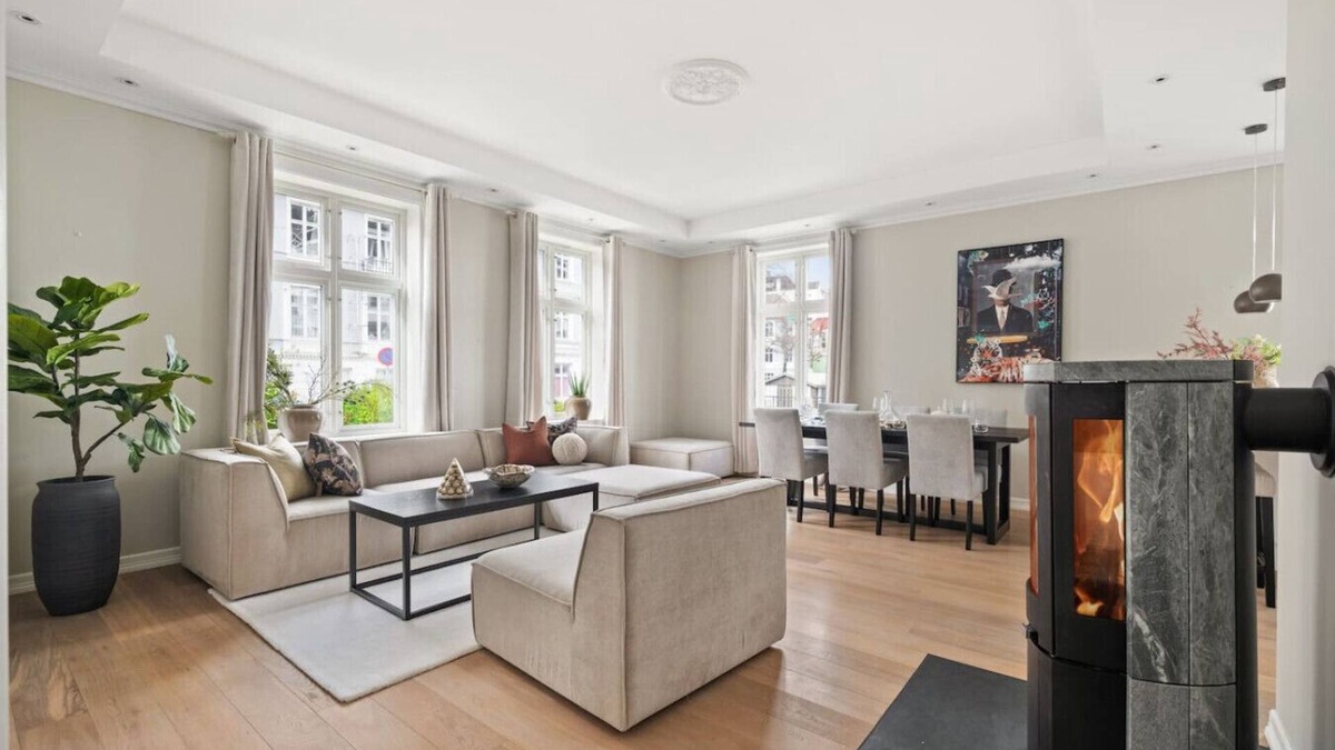 Nygard Apartment | Skandinavisk Luksus i Bergens Flotteste Gate